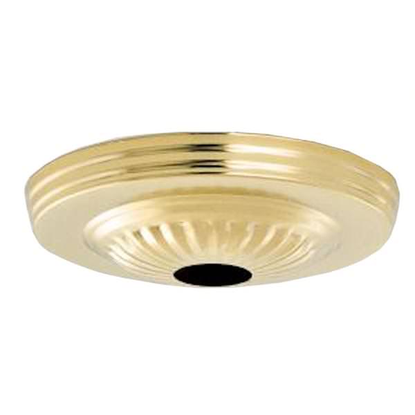 Ribbed Canopy Kit Antique Brass Finish