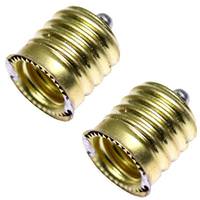 Satco European Screw (E14) to Candelabra Screw (E12) Reducer (2 Pack)