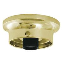 Satco Wired Holder Brass Finish 3-1/4"