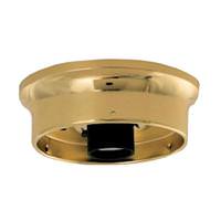 Satco 4" Wired Holder Brass Finish