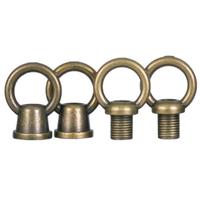 Satco Male and Female Antique Brass Loop (4 Pack)