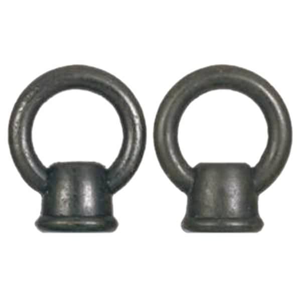 2" Female Loop Black Finish (2 Pack)