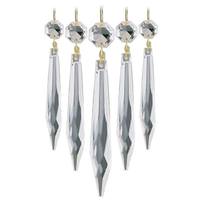 Satco 3" Clear Crystal Prisms (5 Pack)