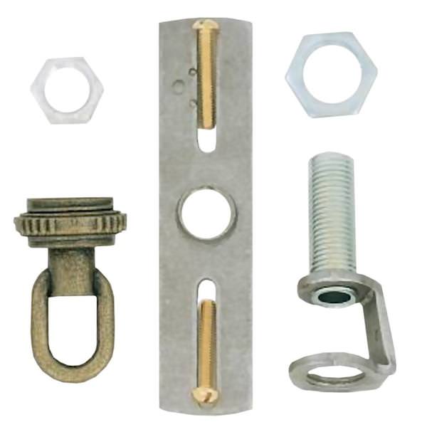 Loop And Ring Kit Antique Brass Finish