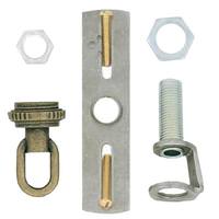 Satco Loop And Ring Kit Antique Brass Finish