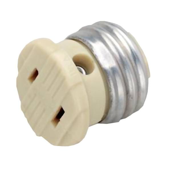 Bakelite Female Screw Plug Ivory Finish