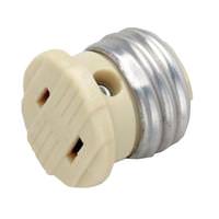 Satco Bakelite Female Screw Plug Ivory Finish