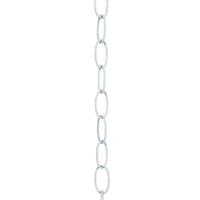 Satco 3' 8 Gauge Chain White Finish