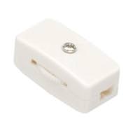 Satco Inline Cord Switch White Finish