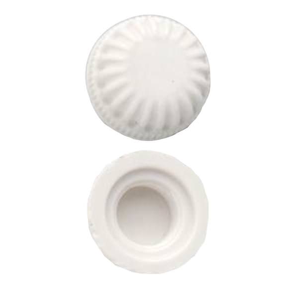 Plastic Lock-Up Caps White Finish (2 Pack)