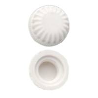 Satco Plastic Lock-Up Caps White Finish (2 Pack)