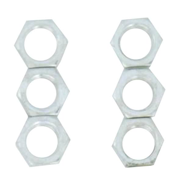 1/8 IPS Steel Locknuts (6 Pack)