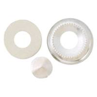 Satco Ceiling Glass Lock-Up Nickel Plated Finish (3 Pack)