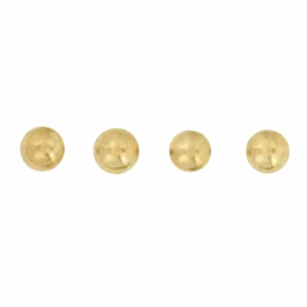 8/32 Brass Knobs (4 Pack)