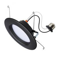 Satco 5"-6" 9 watt 120 volt CCT Selectable Bronze Dimmable LED Retrofit Downlight