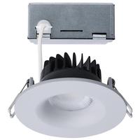 Satco 5"-6" 10 watt 120 volt CCT Selectable Round White Remote Driver Dimmable LED