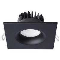 Satco 5"-6" 10 watt 120 volt CCT Selectable Square Black Remote Driver Dimmable LED