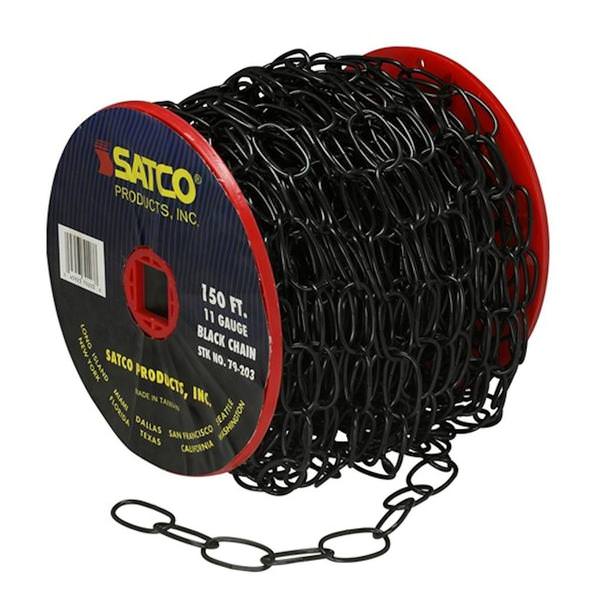 150' Black Fixture Chain Reel