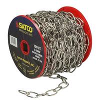 Satco 100' Nickel Fixture Chain Reel