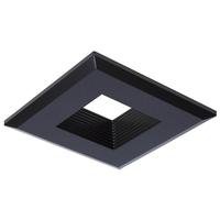 Satco 4" Square Bronze Deep Baffle Trim for Recessed Downlight
