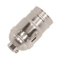 Satco 1/8 IPS Cap Nickel 3 Way 2 Circuit Keyless Socket