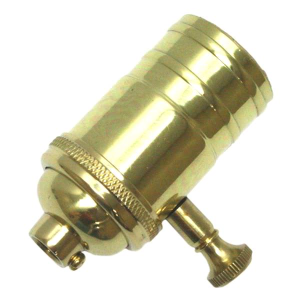 Dimmable Brass Lamp Holder E26 Medium Base