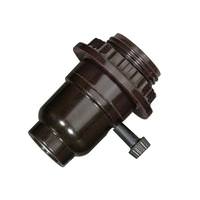 Satco 1/8 IPS Cap 3 Terminal 2 Circuit Turn Knob Socket with Bushing