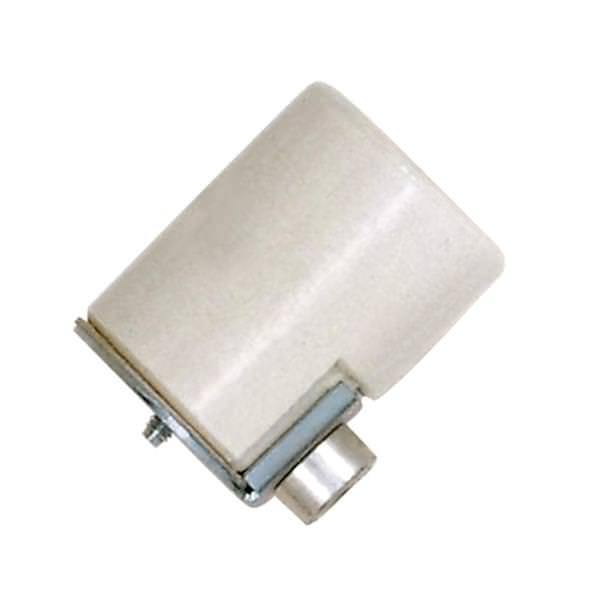 1/8 IPS Cap Porcelain Socket with Side Outlet and Bushing