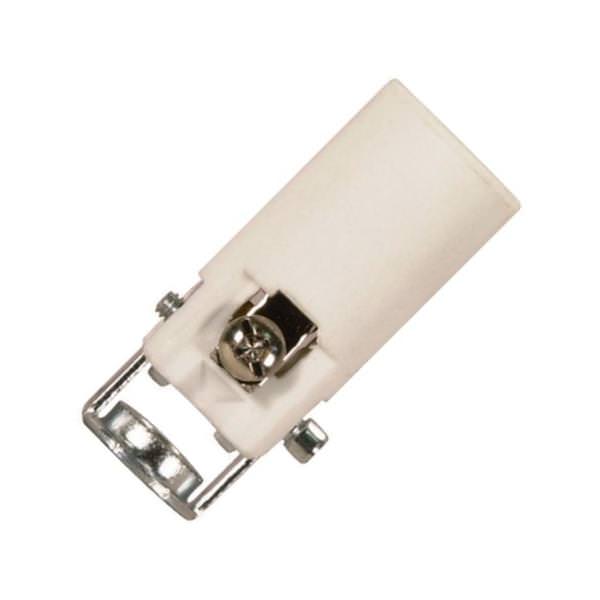 1/8 IP Porcelain Candelabra Socket with Paper Liner 