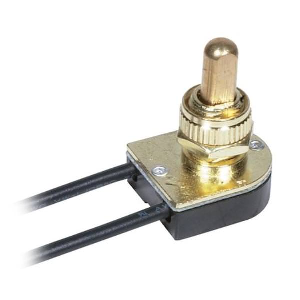 Single Circuit On / Off Metal Push Switch with Bushing