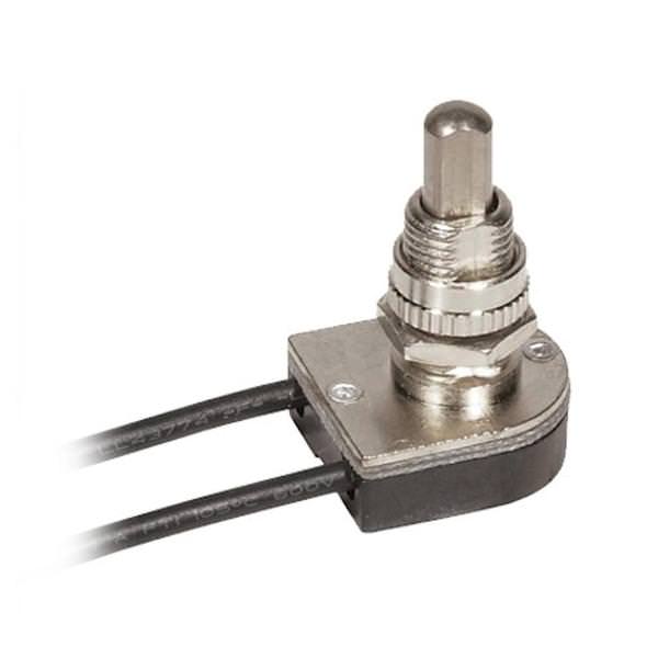 Single Circuit On / Off Metal Push Switch with Bushing
