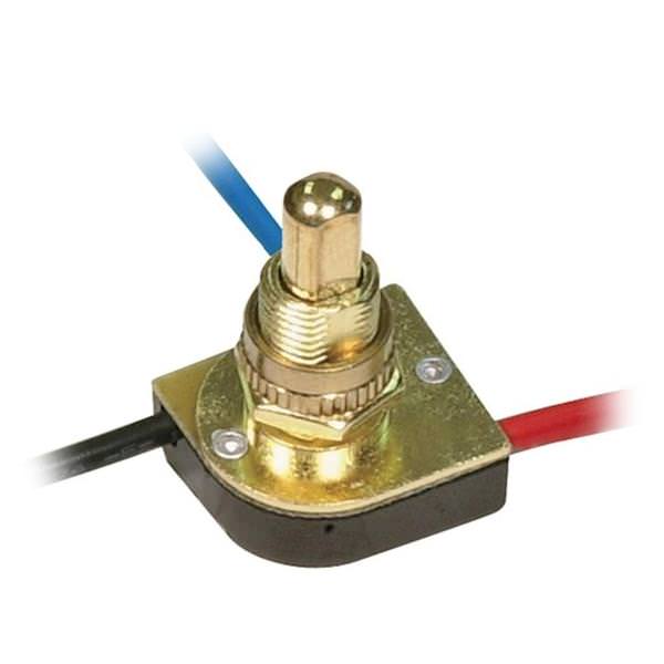 2 Circuit 4 Position 3 Way Metal Push Switch with Bushing