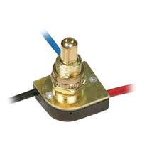 Satco 2 Circuit 4 Position 3 Way Metal Push Switch with Bushing