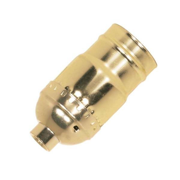 1/8 IPS Cap Brite Gilt Standard Keyless Socket