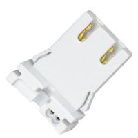 Satco White Bi-Pin Shunted Fluorescent Socket