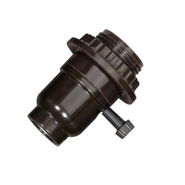 1/8 IPS Cap 3 Way Turn Knob Socket with Bushing Less Set Screw
