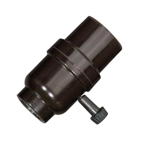 1/8 IPS Cap 3 Terminal 2 Circuit Turn Knob Socket with Bushing Less Set Screw