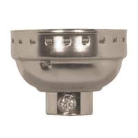 Satco 1/8IPS Polished Nickel Solid Brass Shells and Caps with Paper Liners