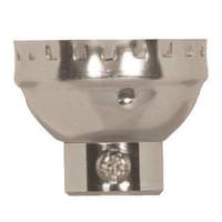 Satco 1/4IPS Polished Nickel Solid Brass Shells and Caps with Paper Liners