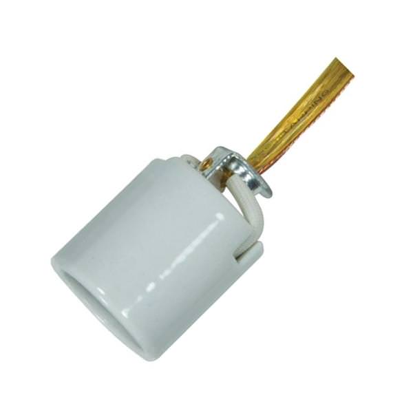 1/8 IPS Porcelain Keyless Socket with Hickey