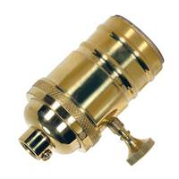 Satco 1/8 IPS Cap Unfinished 9 Way 2 Circuit Turn Knob Socket