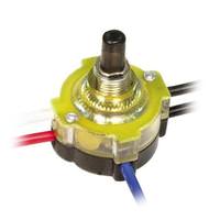 Satco 2 Circuit 4 Position 3 Way Lighted Push Switch with Plastic Bushing