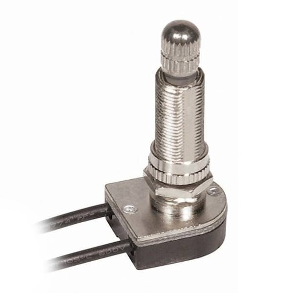 Single Circuit On-Off Metal Rotary Switch with Bushing