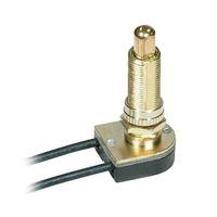 Satco Single Circuit On / Off Metal Push Switch with Bushing