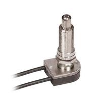 Satco Single Circuit On / Off Metal Push Switch with Bushing