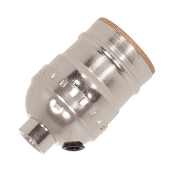 1/8 IPS Cap Nickel Short Keyless Socket with Side Outlet