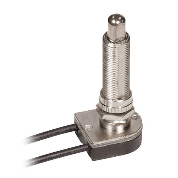 Single Circuit On / Off Metal Push Switch with Bushing