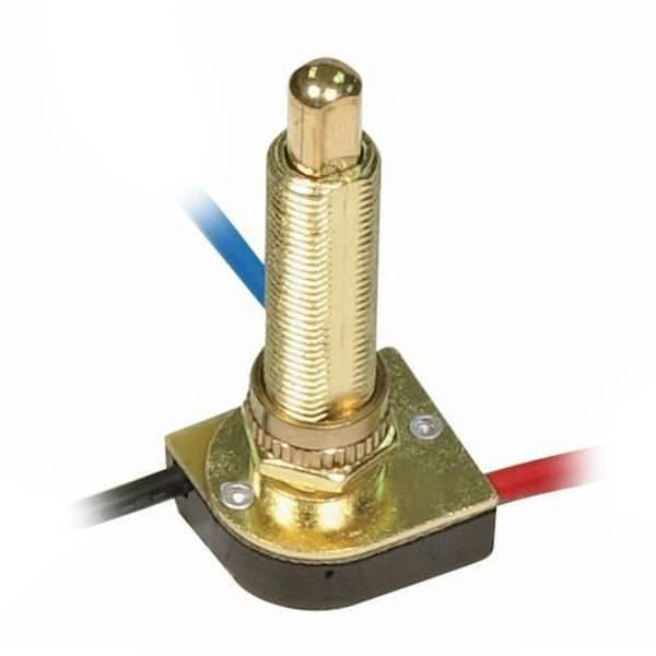 2 Circuit 4 Position 3 Way Metal Push Switch with Bushing