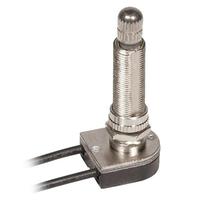 Satco Single Circuit On-Off Metal Rotary Switch with Bushing