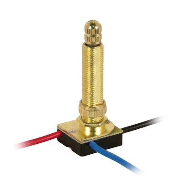 2 Circuit 4 Position 3 Way Metal Rotary Switch with Bushing